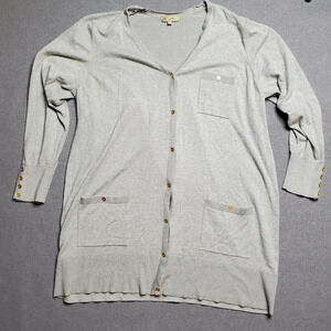 Diane Gilman Gray Cardigan